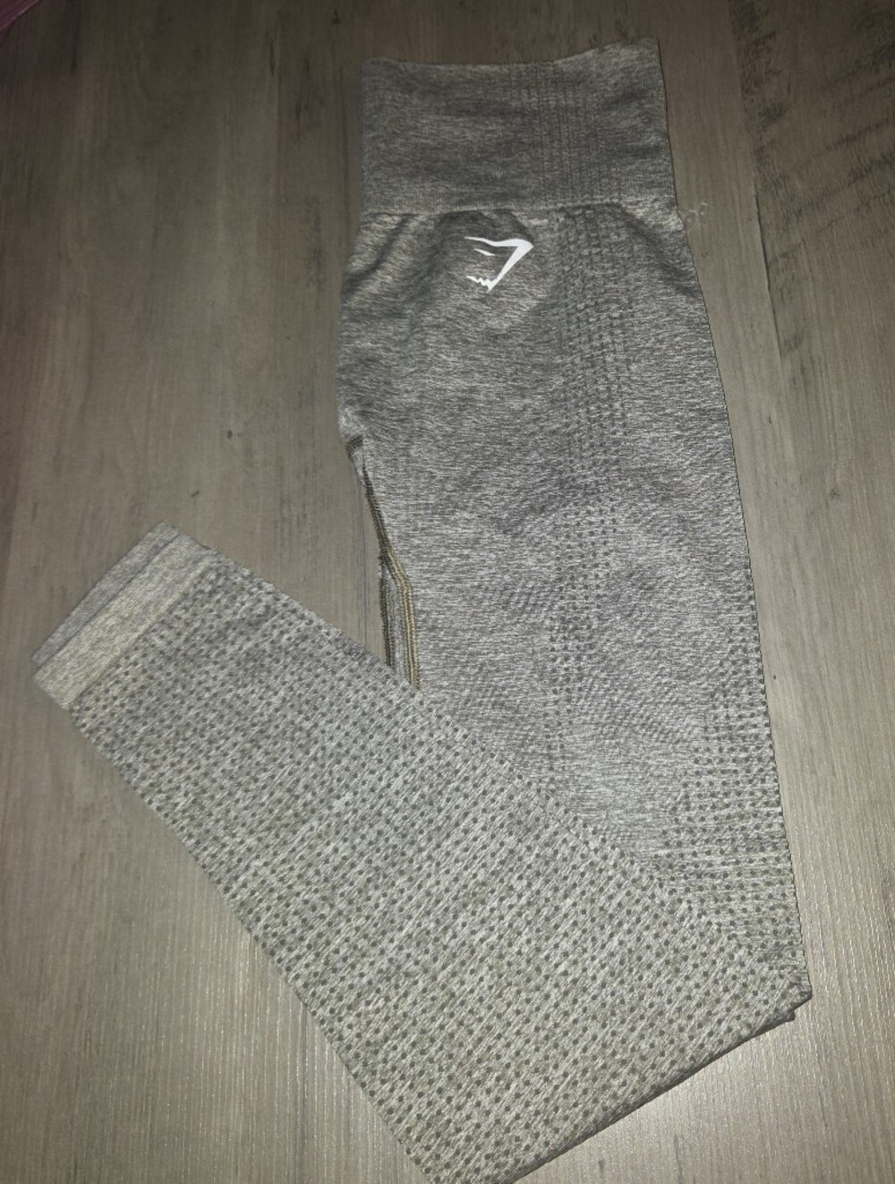 Gymshark Vital Seamless 1.0 Leggings Light Grey Marl XS GLLG1830 AW19